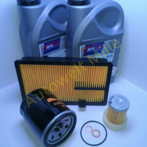 .Service Kit Aixam Ölfilter Luftfilter Kraftstoff-Filter Dichtringe 2Liter Motoröl für Motor Kubota Z402