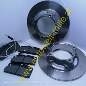 Bremsenkit 2 Stück Bremsscheiben 1 Satz Bremsklötze Aixam vorne 172mm