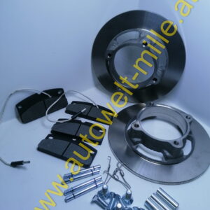 Bremsenkit 2 Stück Bremsscheiben 1 Satz Bremsklötze  und Zubehör Aixam vorne 172mm